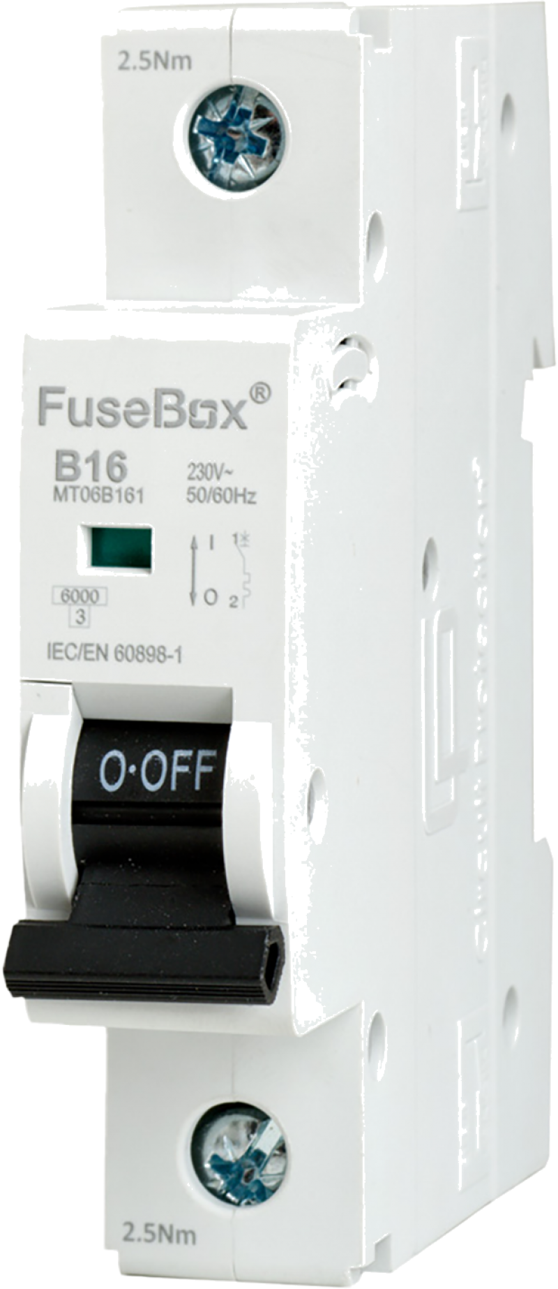 Fusebox 16A B TYPE MCB 10KA 1P